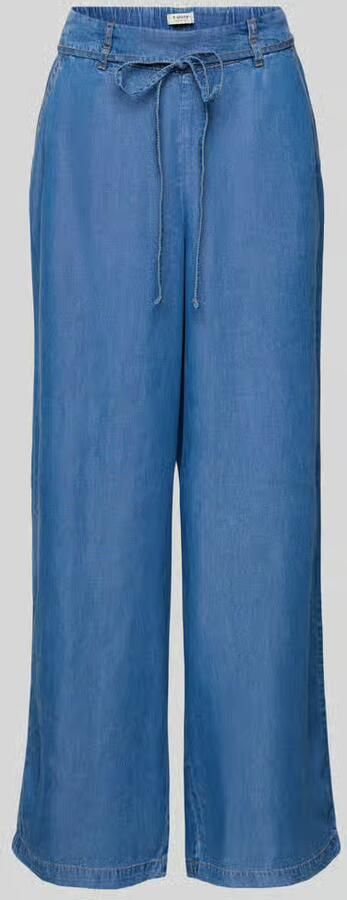 B.Young Wide leg jeans met strikceintuur model 'KOSMO' - Foto 4
