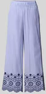 B.Young Wide leg stoffen broek met elastische band