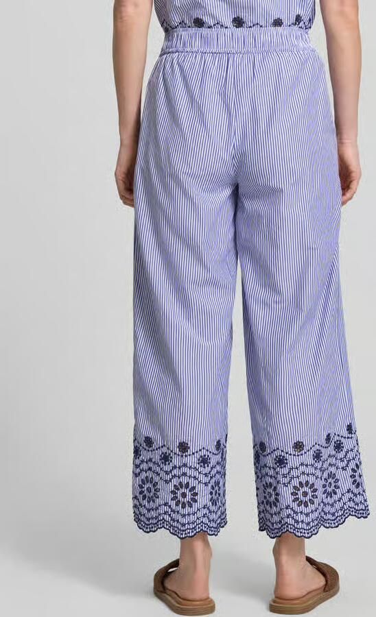 B.Young Wide leg stoffen broek met elastische band