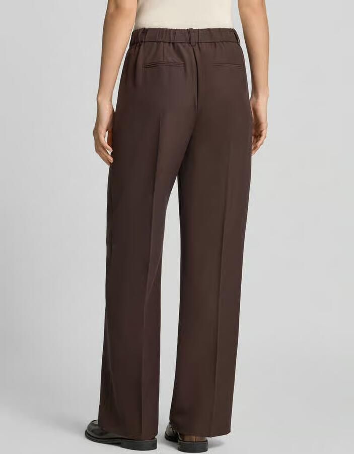 B.Young Wide leg stoffen broek met persplooien model 'DANTA' - Foto 2