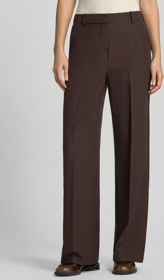B.Young Wide leg stoffen broek met persplooien model 'DANTA' - Foto 3