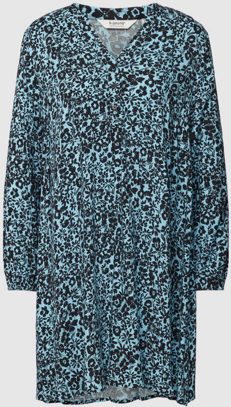 B.Young Knielange jurk met bloemenmotief model 'BY Josa'
