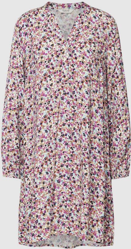 B.Young Knielange jurk met bloemenmotief model 'BY Josa'