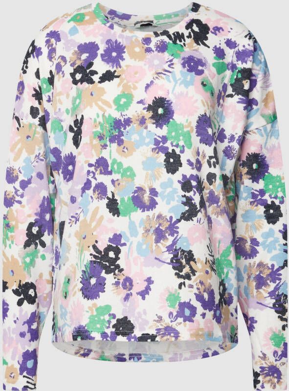 B.Young Shirt met lange mouwen en all-over motief model 'Sky'
