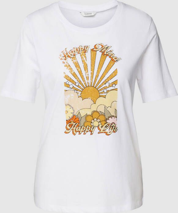 B.Young T-shirt met motiefprint model 'Sallia'