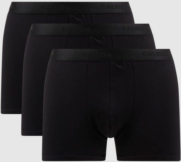 CALIDA Boxershort van single-jersey in een set van 3 stuks model 'Natural Benefit'