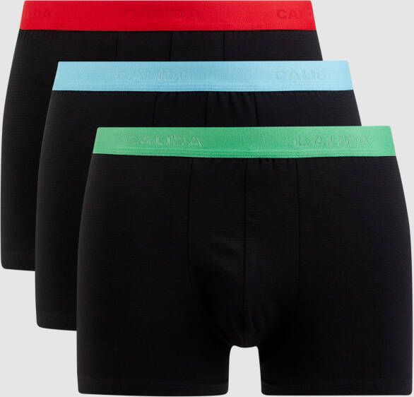 CALIDA Boxershort van single-jersey in een set van 3 stuks model 'Natural Benefit'