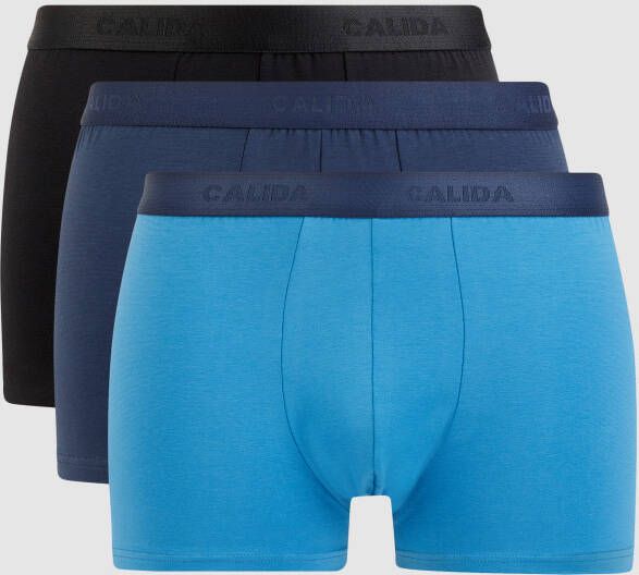 CALIDA Boxershort van single-jersey in een set van 3 stuks model 'Natural Benefit'