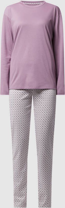 CALIDA Modern fit pyjama van katoen