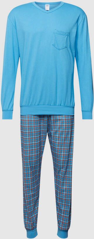 CALIDA Pyjama met ruitmotief model 'RELAX'