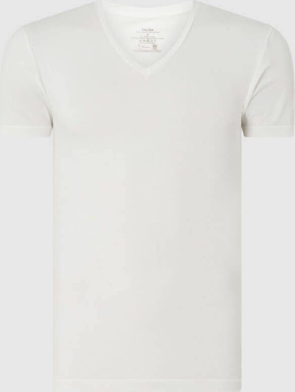 CALIDA T-shirt van een mix van lyocell en elastaan