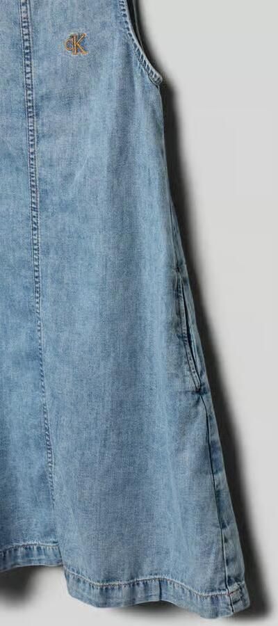 Calvin Klein Jeans A-lijn jeansjurk van katoenmix