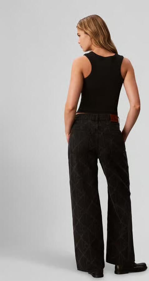 Calvin Klein Jeans baggy fit jeans van puur katoen in 5-pocketmodel - Foto 3