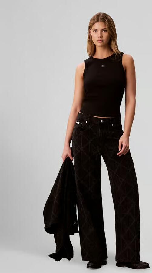 Calvin Klein Jeans baggy fit jeans van puur katoen in 5-pocketmodel - Foto 2