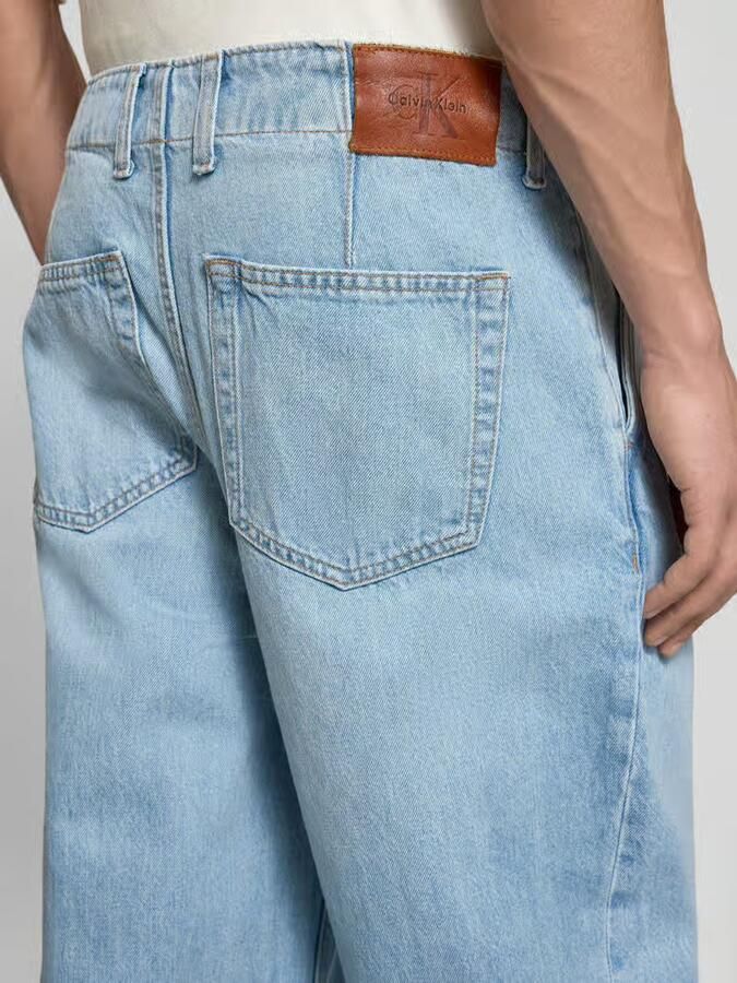 Calvin Klein Jeans Barrel fit jeans met plooien - Foto 2