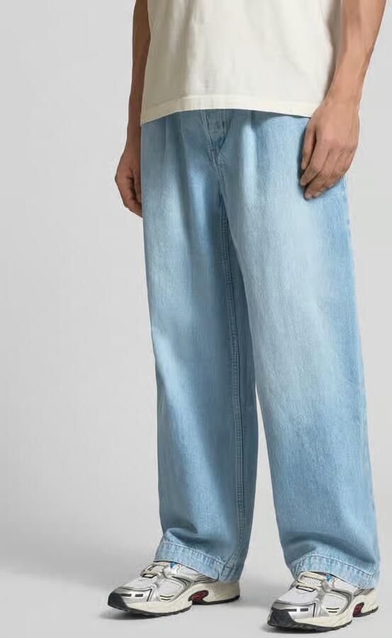 Calvin Klein Jeans Barrel fit jeans met plooien - Foto 3