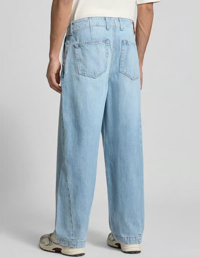 Calvin Klein Jeans Barrel fit jeans met plooien - Foto 2