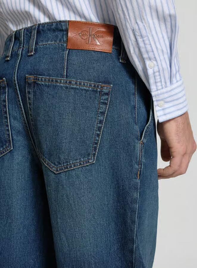 Calvin Klein Jeans Barrel fit jeans met steekzakken model 'BARREL BENSON'
