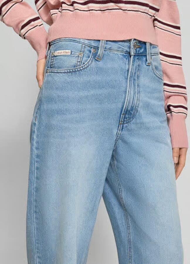 Calvin Klein Jeans Barrel jeans met labeldetail model 'PANAMA' - Foto 2