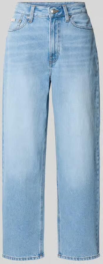 Calvin Klein Jeans Barrel jeans met labeldetail model 'PANAMA'