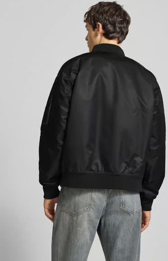 Calvin Klein Jeans Bomberjack met labelstitching - Foto 7
