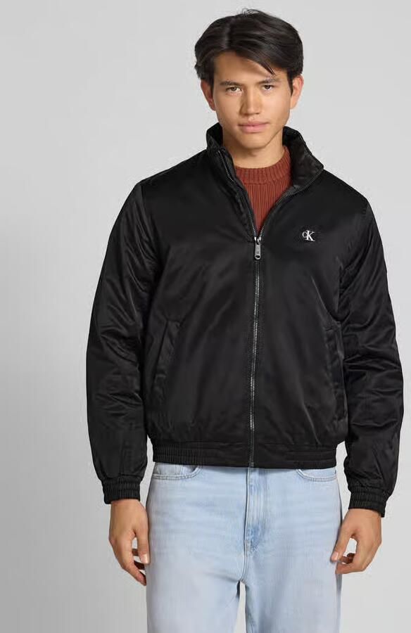 Calvin Klein Bomberjack LS PADDED HARRINGTON JACKET Met ronde hals met staande kraag - Foto 9