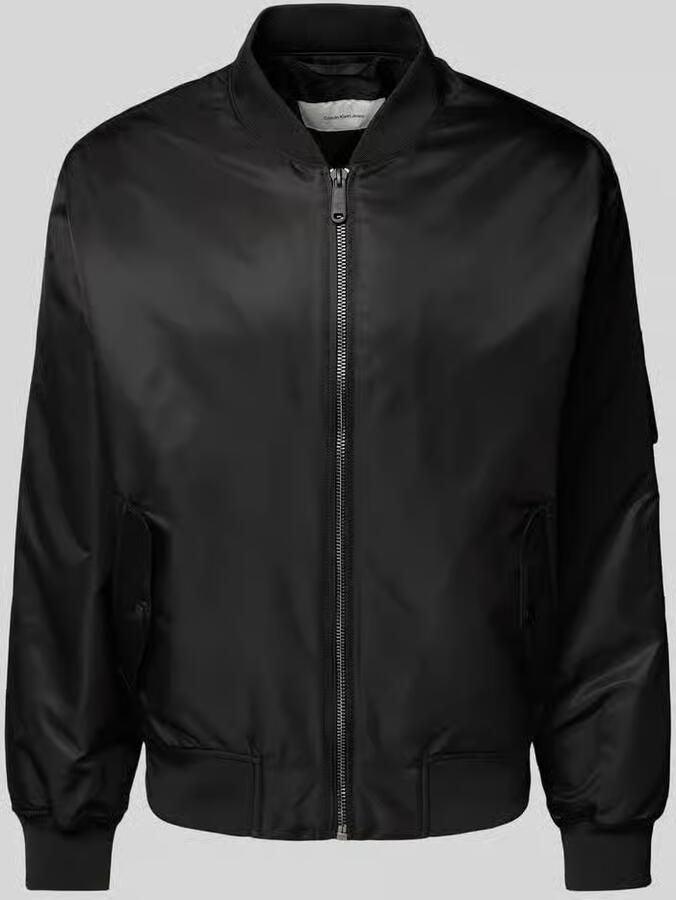 Calvin Klein Jeans Zwarte Lichtgewicht Polyamide Jas Heren Collectie Black Heren