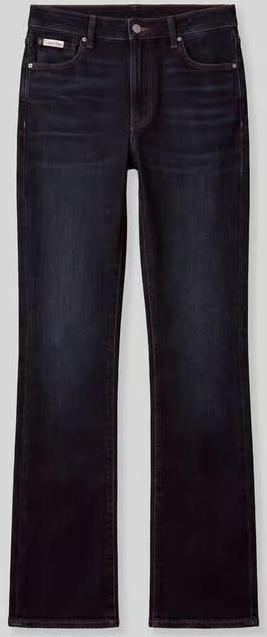 Calvin Klein Jeans Bootcut fit jeans van puur katoen met dark wash