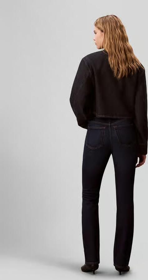 Calvin Klein Jeans Bootcut fit jeans van puur katoen met dark wash - Foto 3