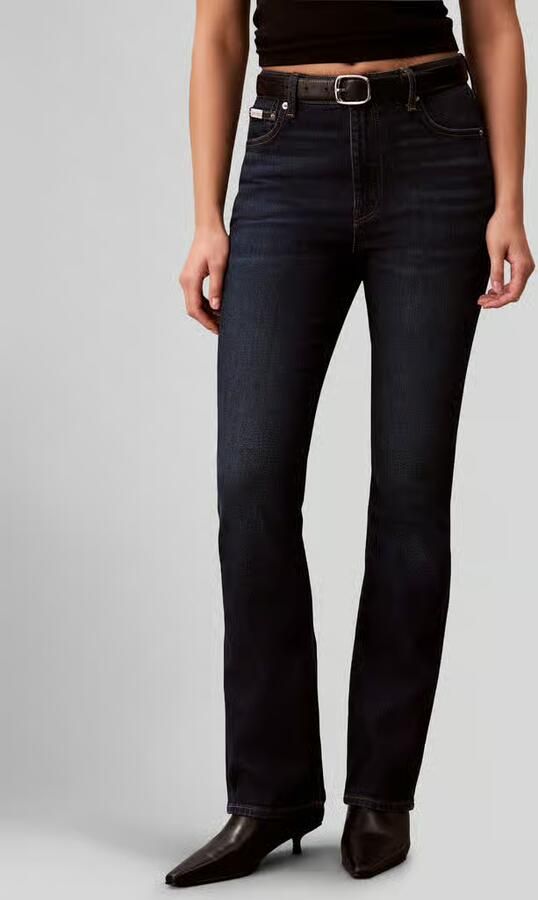 Calvin Klein Jeans Bootcut fit jeans van puur katoen met dark wash - Foto 2