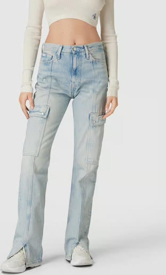 Calvin Klein Jeans Bootcutjeans in used-look - Foto 2