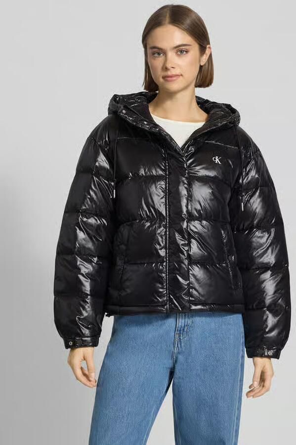 Calvin Klein Jeans Gewatteerd jack met logo model 'SHINE PUFFER JACKET' - Foto 2