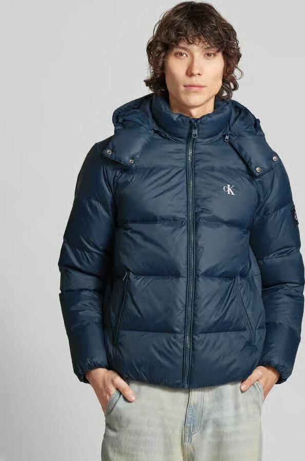 Calvin Klein Jeans Donsjack met vulling van dons en veren model 'ESSENTIALS' - Foto 2