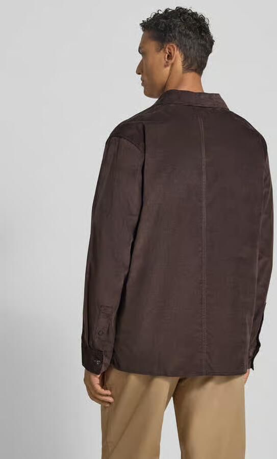 Calvin Klein Jeans Easy fit corduroy overhemd met borstzakken