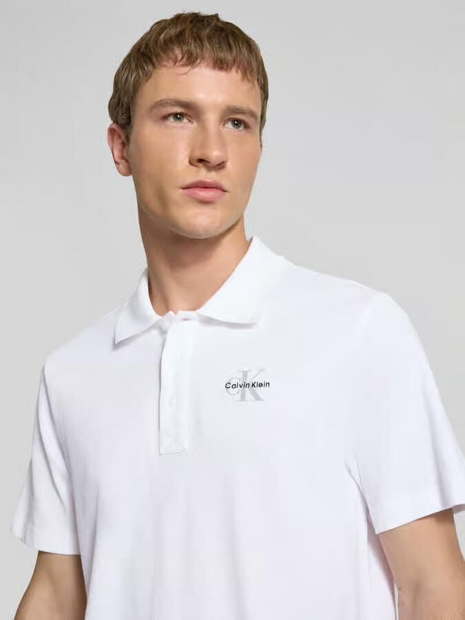 Calvin Klein Jeans Polo Shirt Korte Mouw Monologo Casual