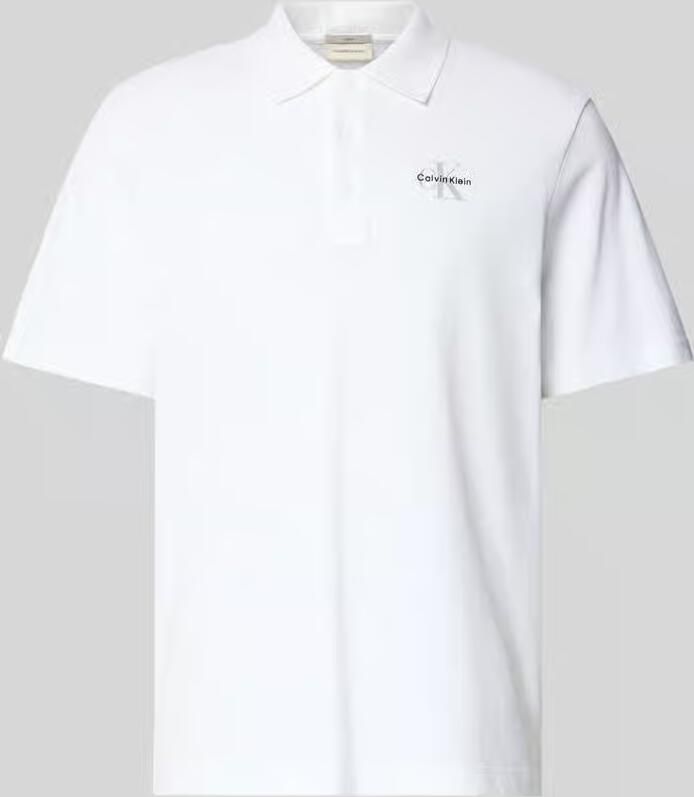 Calvin Klein Jeans Polo Shirt Korte Mouw Monologo Casual - Foto 2