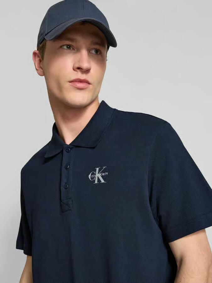 Calvin Klein Jeans Polo Shirt Korte Mouw Monologo Casual