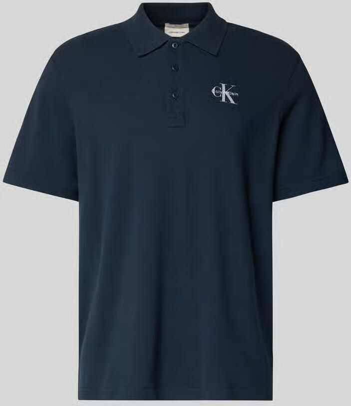 Calvin Klein Jeans Polo Shirt Korte Mouw Monologo Casual - Foto 2