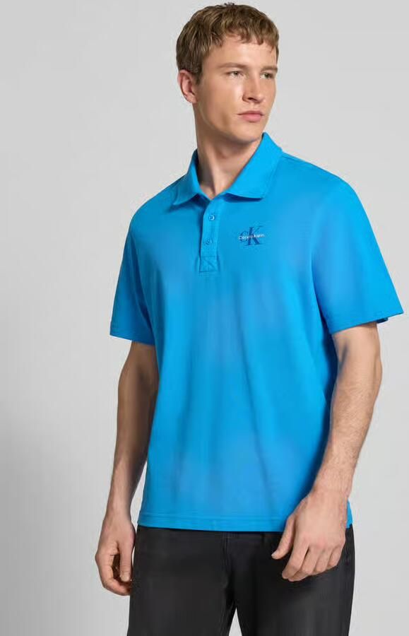 Calvin Klein Jeans Easy fit Poloshirt met Polokraag - Foto 3