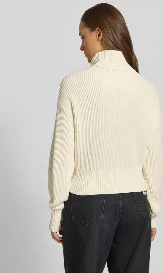 CALVIN KLEIN Dames Truien & Vesten Blown Up Ck Loose Sweater Contra Gebroken Wit - Foto 7