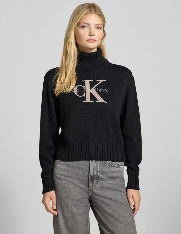 Calvin Klein Jeans Trui CHENILLE MONOLOGO SW LV047D354G - Foto 2