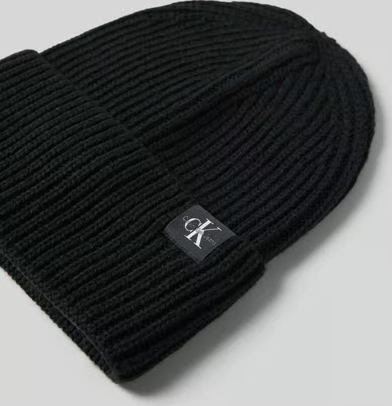 Calvin Klein Zwarte hoeden met iconisch logo Black Unisex - Foto 5