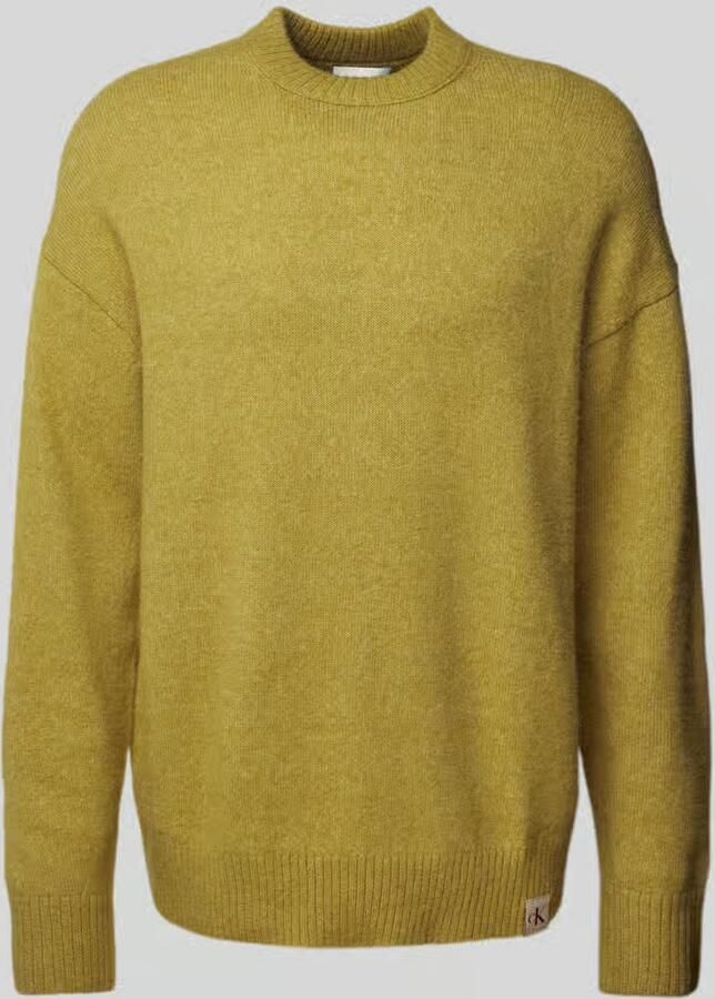 Calvin Klein Jeans Gebreide pullover met extra brede schouders - Foto 2