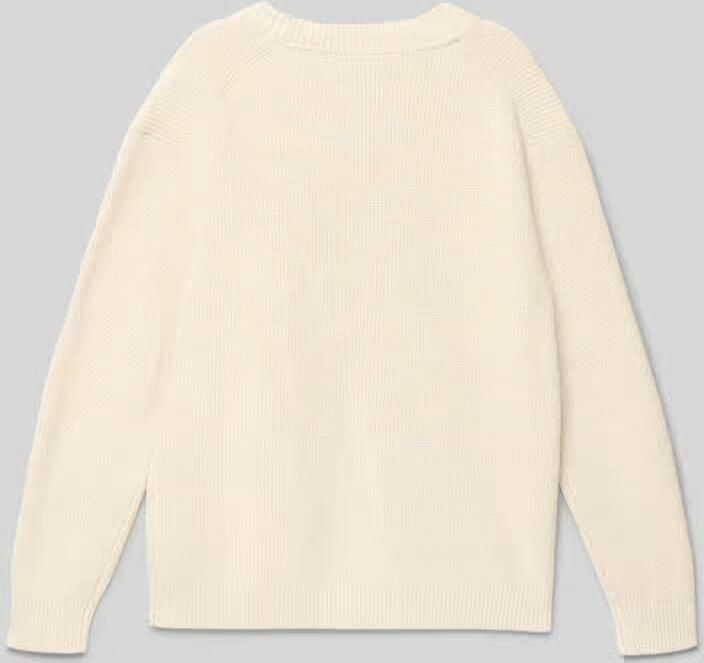 Calvin Klein Jeans Gebreide pullover met ribboorden