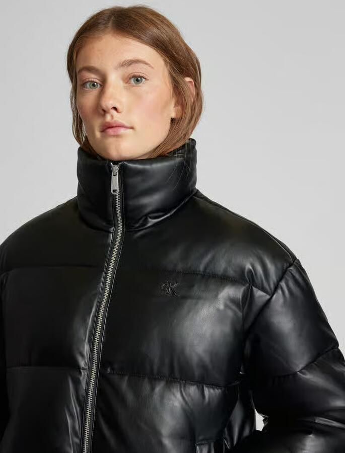 Calvin Klein Zwarte Jassen voor Mannen Black Dames