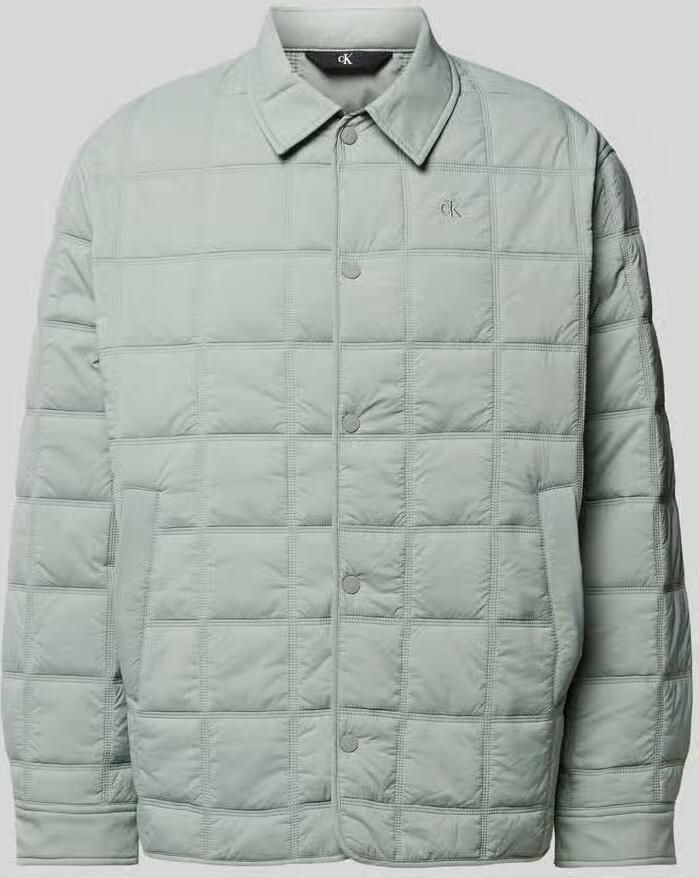 Calvin Klein Jeans Gewatteerd jack met drukknoopsluiting - Foto 2