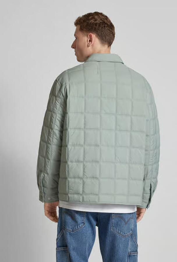 Calvin Klein Jeans Gewatteerd jack met drukknoopsluiting