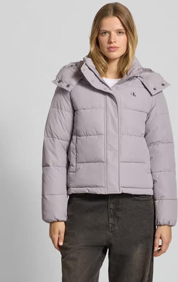 Calvin Klein Jeans Gewatteerd jack met logo en steekzakken