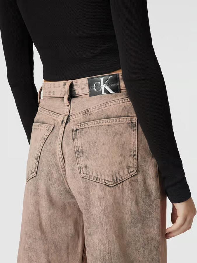 Calvin Klein Jeans High waist jeans in used-look model 'HIGH RISE'