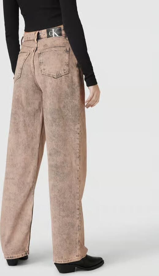 Calvin Klein Jeans High waist jeans in used-look model 'HIGH RISE'